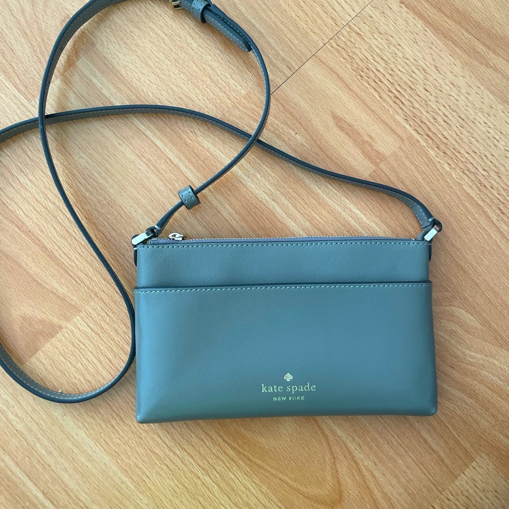 Brand new Kate spade cross body grey/taupe